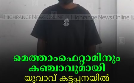 മെത്താംഫെറ്റാമിനും കഞ്ചാവുമായി യുവാവ് കട്ടപ്പനയില്‍ പിടിയില്‍