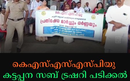 കെഎസ്എസ്എസ്പിയു കട്ടപ്പന സബ് ട്രഷറി പടിക്കല്‍ ധര്‍ണ നടത്തി