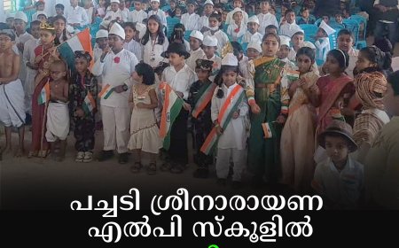 പച്ചടി ശ്രീനാരായണ എല്‍പി സ്‌കൂളില്‍ സ്വാതന്ത്ര്യ ദിനസംഗമം