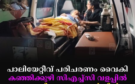 പാലിയേറ്റീവ് പരിചരണം വൈകി: കഞ്ഞിക്കുഴി സിഎച്ച്‌സി വളപ്പില്‍ വയോധിക ആംബുലന്‍സില്‍ കിടന്നത് മണിക്കൂറുകള്‍