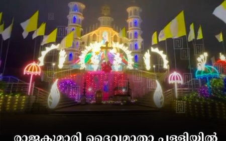 രാജകുമാരി ദൈവമാതാ പള്ളിയില്‍ എട്ടുനോമ്പാചരണവും തിരുനാളും തുടങ്ങി 