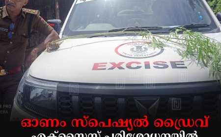 ഓണം സ്പെഷ്യല്‍ ഡ്രൈവ്: എക്‌സൈസ് പരിശോധനയില്‍ കഞ്ചാവ് ചെടി കണ്ടെത്തി 