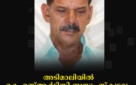 അടിമാലിയില്‍ കെഎസ്ആര്‍ടിസി ബസും സ്‌കൂട്ടറും കൂട്ടിയിടിച്ച് അപകടം: ആയിരം ഏക്കര്‍ സ്വദേശി മരിച്ചു
