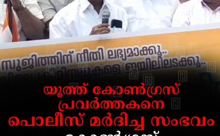 യൂത്ത് കോണ്‍ഗ്രസ് പ്രവര്‍ത്തകനെ പൊലീസ് മര്‍ദിച്ച സംഭവം: കോണ്‍ഗ്രസ് കട്ടപ്പന മണ്ഡലം കമ്മിറ്റി പ്രതിഷേധ സദസ് നടത്തി