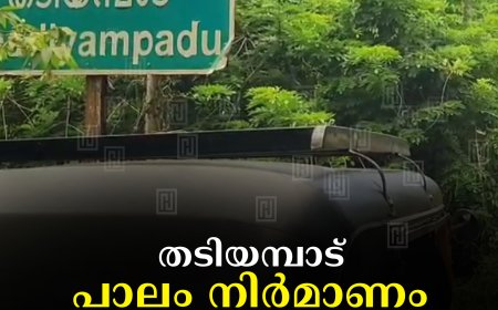 തടിയമ്പാട് പാലം നിര്‍മാണം ഉടന്‍ ആരംഭിക്കും