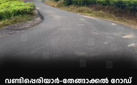 വണ്ടിപ്പെരിയാര്‍-തേങ്ങാക്കല്‍ റോഡ്:  പശുമല മുതല്‍ മ്ലാമല വരെ നിര്‍മാണം പൂര്‍ത്തിയായി