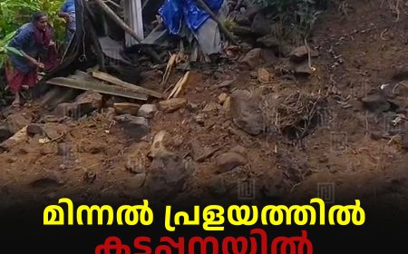 മിന്നല് പ്രളയത്തില് കട്ടപ്പനയില് വ്യാപകനാശം