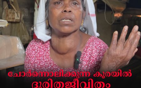 ചോര്ന്നൊലിക്കുന്ന കൂരയിൽ ദുരിതജീവിതം: ശാന്തയ്ക്ക് വേണം തലചായ്ക്കാന് ഒരിടം