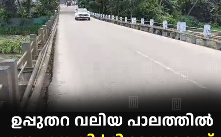 ഉപ്പുതറ വലിയ പാലത്തില് നടപ്പാത നിര്മിക്കണമെന്ന് നാട്ടുകാര്
