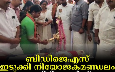 ബിഡിജെഎസ് ഇടുക്കി നിയോജകമണ്ഡലം കമ്മിറ്റി ഓഫീസ് കട്ടപ്പനയില്‍ തുറന്നു