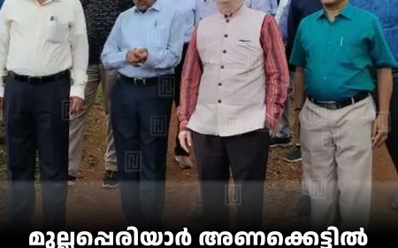 മുല്ലപ്പെരിയാര്‍ അണക്കെട്ടില്‍  മേല്‍നോട്ട സമിതി പരിശോധന നടത്തി