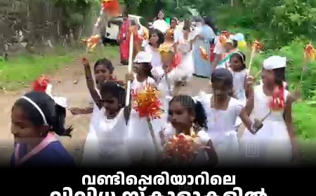 വണ്ടിപ്പെരിയാറിലെ വിവിധ സ്‌കൂളുകളില്‍ ശിശുദിനം ആഘോഷിച്ചു