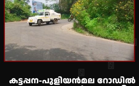 കട്ടപ്പന-പുളിയന്‍മല റോഡില്‍ സൂചന ബോര്‍ഡുകളില്ല: വാഹനയാത്രികര്‍ക്ക് ദുരിതം 