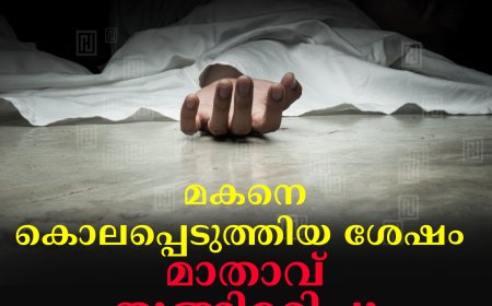 മകനെ കൊലപ്പെടുത്തിയ ശേഷം മാതാവ് തൂങ്ങിമരിച്ചു:സംഭവം പണിക്കൻകുടിയിൽ