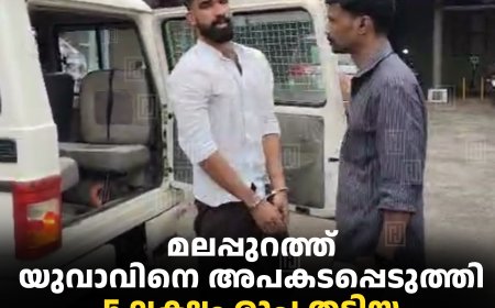 മലപ്പുറത്ത് യുവാവിനെ അപകടപ്പെടുത്തി 5 ലക്ഷം രൂപ തട്ടിയ കോഴിക്കോട് സ്വദേശി രാമക്കല്‍മേട്ടില്‍ പിടിയില്‍