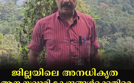 ജില്ലയിലെ അനധികൃത ആനസവാരി കേന്ദ്രങ്ങള്‍ക്കെതിരെ  നടപടി സ്വീകരിക്കണമെന്ന് ഗ്രീന്‍ കെയര്‍ കേരള 