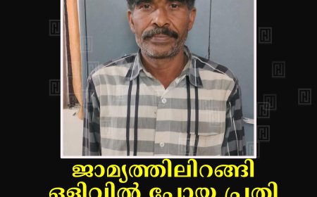 ജാമ്യത്തിലിറങ്ങി ഒളിവില്‍ പോയ പ്രതി 8 വര്‍ഷത്തിനുശേഷം പിടിയില്‍ 