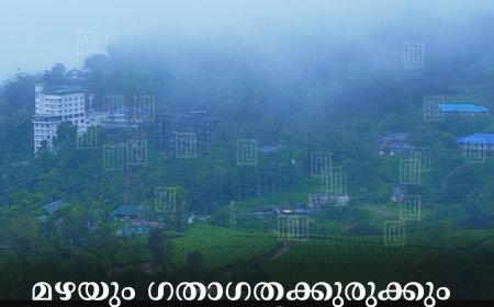 മഴയും ഗതാഗതക്കുരുക്കും: മൂന്നാറില്‍ സഞ്ചാരികള്‍ കുറഞ്ഞു