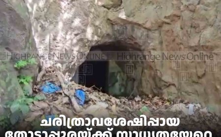 ചരിത്രാവശേഷിപ്പായ തോട്ടാപ്പുരയ്ക്ക് സാധ്യതയേറെ: ടൂറിസം വകുപ്പിന് വിട്ടുനല്‍കണമെന്ന് ആവശ്യം