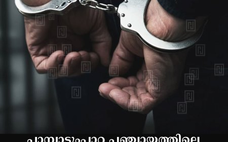 പാമ്പാടുംപാറ പഞ്ചായത്തിലെ എൽഎസ്ജിഡി   ഓവർസിർ കൈക്കൂലി കേസിൽ പിടിയിൽ 