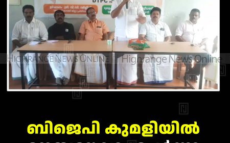 ബിജെപി കുമളിയില്‍ നേതൃയോഗം ചേര്‍ന്നു 