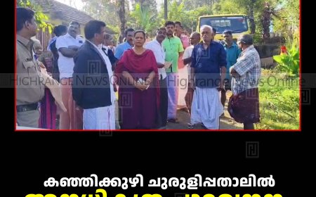 കഞ്ഞിക്കുഴി ചുരുളിപ്പതാലില്‍ അനധികൃത പാറഖനനം: പ്രതിഷേധവുമായി നാട്ടുകാര്‍