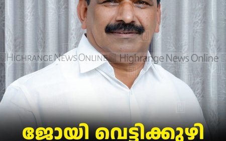 ജോയി വെട്ടിക്കുഴി കട്ടപ്പന നഗരസഭ ചെയര്‍പേഴ്‌സണ്‍
