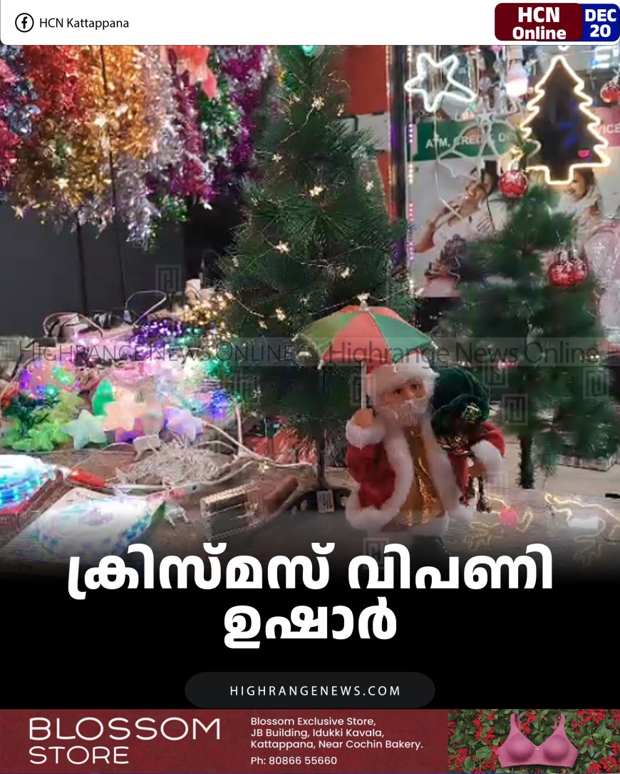 ക്രിസ്മസ് വിപണി ഉഷാര്‍