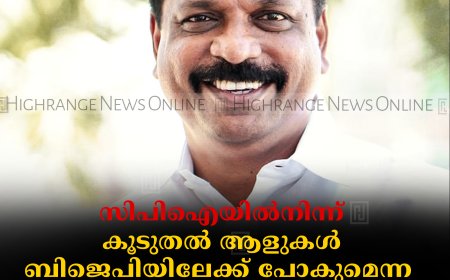 സിപിഐയിൽനിന്ന് കൂടുതല്‍ ആളുകള്‍ ബിജെപിയിലേക്ക് പോകുമെന്ന വാദം അടിസ്ഥാന രഹിതം: കെ സലിംകുമാർ 