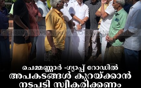 ചെമ്മണ്ണാര്‍ -ഗ്യാപ്പ് റോഡില്‍ അപകടങ്ങള്‍ കുറയ്ക്കാന്‍ നടപടി സ്വീകരിക്കണം: അടിമാലി ബ്ലോക്ക് പഞ്ചയാത്തംഗം നിരാഹാര സമരം നടത്തി 