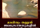 മാലിന്യം തള്ളല്‍: ജലസ്രോതസുകളില്‍ മത്സ്യസമ്പത്ത് കുറയുന്നു 