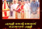 ചുരുളി സെന്റ് തോമസ് ഫൊറോന പള്ളി തിരുനാളിന് കൊടിയേറി
