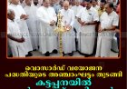 വൊസാര്‍ഡ് വയോജന പദ്ധതിയുടെ അഞ്ചാംഘട്ടം തുടങ്ങി: കട്ടപ്പനയില്‍ മാര്‍ ജോസ് പുളിക്കല്‍ ഉദ്ഘാടനംചെയ്തു