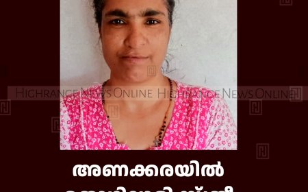 അണക്കരയില്‍ തൊഴിലാളി സ്ത്രീ കുഴഞ്ഞുവീണ് മരിച്ചു 