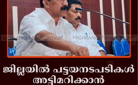 ജില്ലയില്‍ പട്ടയനടപടികള്‍ അട്ടിമറിക്കാന്‍ ആസൂത്രിത നീക്കം നടക്കുന്നു: സി വി വര്‍ഗീസ് 