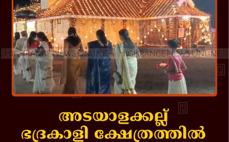 അടയാളക്കല്ല് ഭദ്രകാളി ക്ഷേത്രത്തില്‍ കുംഭഭരണി മഹോത്സവം ആഘോഷിച്ചു 