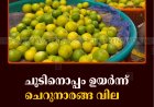 ചൂടിനൊപ്പം ഉയര്‍ന്ന് ചെറുനാരങ്ങ വില    