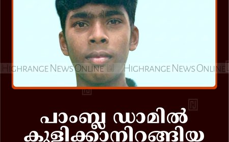 പാംബ്ല ഡാമില്‍ കുളിക്കാനിറങ്ങിയ 16കാരന്‍ മുങ്ങി മരിച്ചു