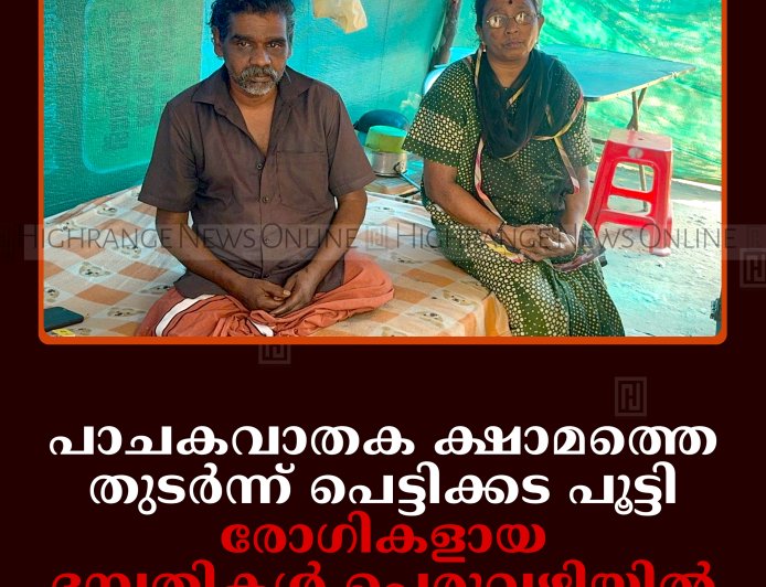 പാചകവാതക ക്ഷാമത്തെ തുടര്‍ന്ന് പെട്ടിക്കട പൂട്ടി: രോഗികളായ ദമ്പതികള്‍ പെരുവഴിയില്‍