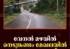 വേനല്‍മഴയില്‍ നെടുങ്കണ്ടം മേഖലയില്‍ വ്യാപക നാശനഷ്ടം