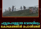 ചുട്ടുപൊള്ളുന്ന വേനലിലും കോടമഞ്ഞില്‍ പൊതിഞ്ഞ് പരുന്തുംപാറ 