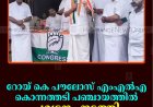 റോയി കെ പൗലോസ് എംഎല്‍എ കൊന്നത്തടി പഞ്ചായത്തില്‍ പര്യടനം നടത്തി 