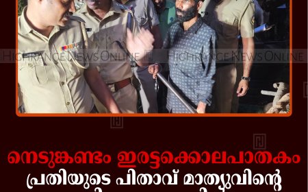 നെടുങ്കണ്ടം ഇരട്ടക്കൊലപാതകം: പ്രതിയുടെ പിതാവ് മാത്യുവിന്റെ തിരോധാനത്തില്‍ പൊലീസ് തുടരന്വേഷണത്തിന്