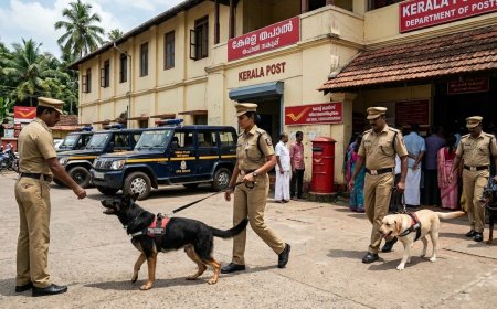 കട്ടപ്പന ഹെഡ് പോസ്റ്റ്ഓഫീസില്‍ ബോംബ് ഭീഷണി: ഡോഗ് സ്‌ക്വാഡ് പരിശോധന നടത്തി