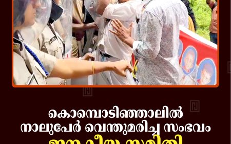 കൊമ്പൊടിഞ്ഞാലില്‍ നാലുപേര്‍ വെന്തുമരിച്ച സംഭവം: ജനകീയ സമിതി പ്രതിഷേധ റാലി നടത്തി
