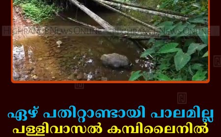 ഏഴ് പതിറ്റാണ്ടായി പാലമില്ല: പള്ളിവാസല്‍ കമ്പിലൈനില്‍ നാട്ടുകാര്‍ യാത്രാദുരിതത്തില്‍  