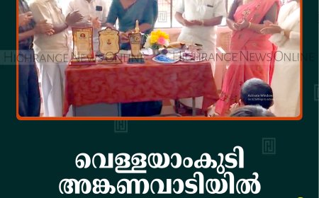 വെള്ളയാംകുടി അങ്കണവാടിയില്‍ പ്രവേശനോത്സവം നടത്തി