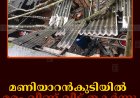 മണിയാറന്‍കുടിയില്‍ മരം വീണ് വീട് തകര്‍ന്നു