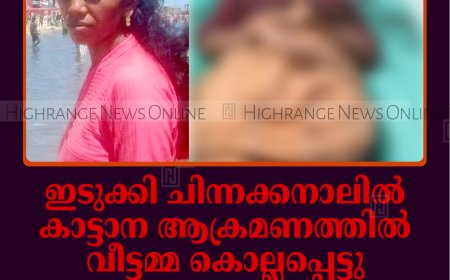 ഇടുക്കി ചിന്നക്കനാലില്‍ കാട്ടാന ആക്രമണത്തില്‍ വീട്ടമ്മ കൊല്ലപ്പെട്ടു: മകന് ഗുരുതര പരിക്ക്: പ്രതിഷേധവുമായി നാട്ടുകാര്‍