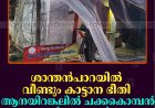 ശാന്തന്‍പാറയില്‍ വീണ്ടും കാട്ടാന ഭീതി: ആനയിറങ്കലില്‍ ചക്കകൊമ്പന്‍ റേഷന്‍ കട തകര്‍ത്തു